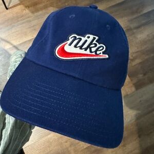 BRAND NEW - Nike Royal Blue Cap with Red Accents

Never worn!